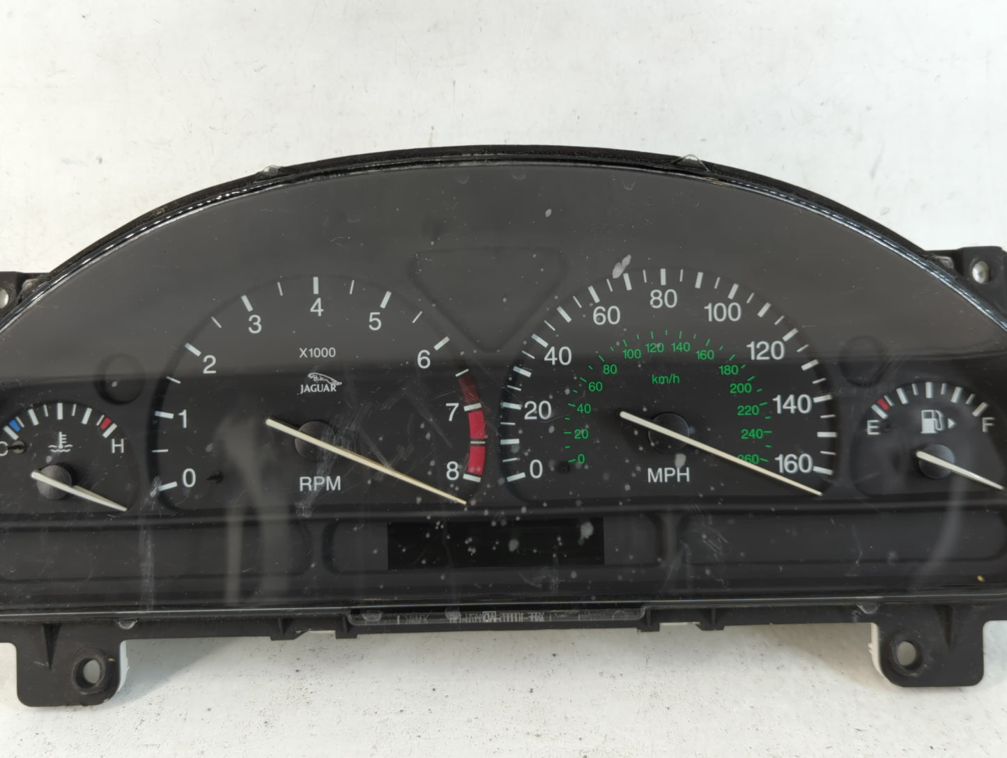 2000-2001 Jaguar S-Type Instrument Cluster Speedometer Gauges P/N:XR8F-10849-BK Fits Fits 2000 2001 OEM Used Auto Parts - Oe