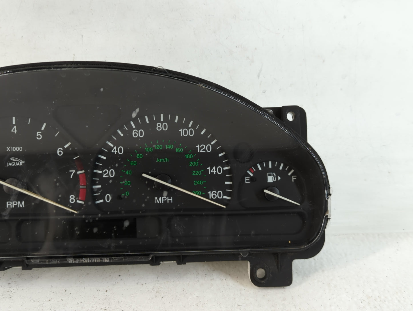 2000-2001 Jaguar S-Type Instrument Cluster Speedometer Gauges P/N:XR8F-10849-BK Fits Fits 2000 2001 OEM Used Auto Parts - Oe