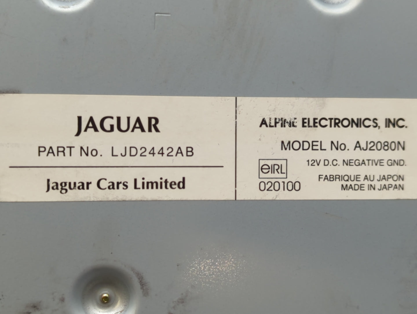 2000-2003 Jaguar Xj8 Information Display Screen - Oemusedautoparts1.com
