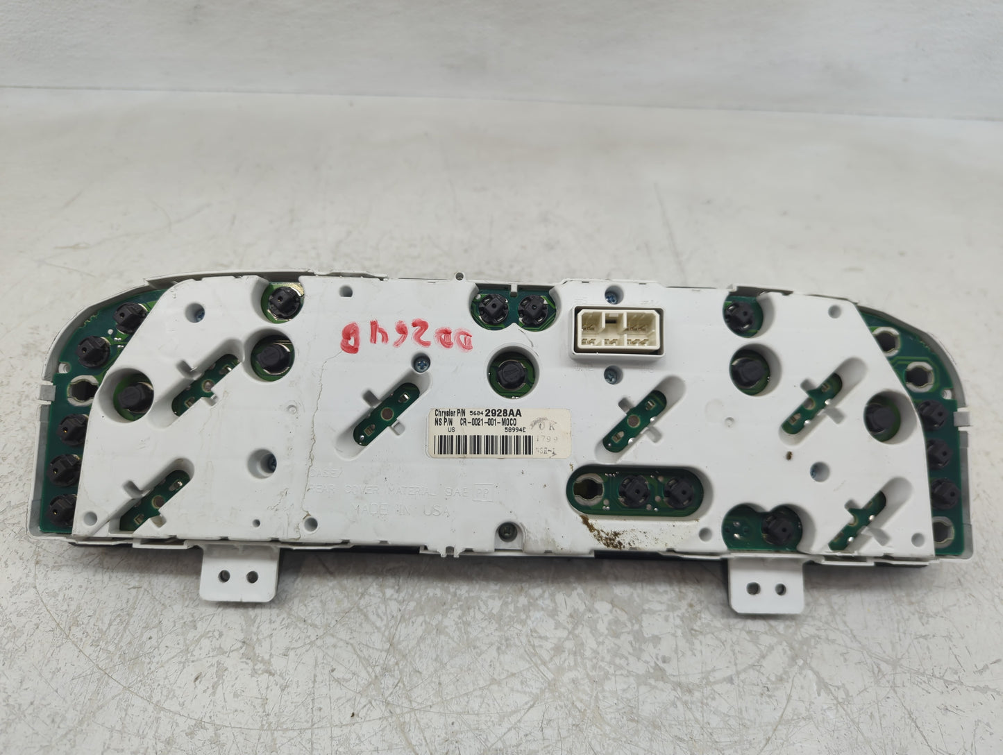 2000 Jeep Grand Cherokee Instrument Cluster Speedometer Gauges P/N:56042928AA Fits OEM Used Auto Parts - Oemusedautoparts1.c