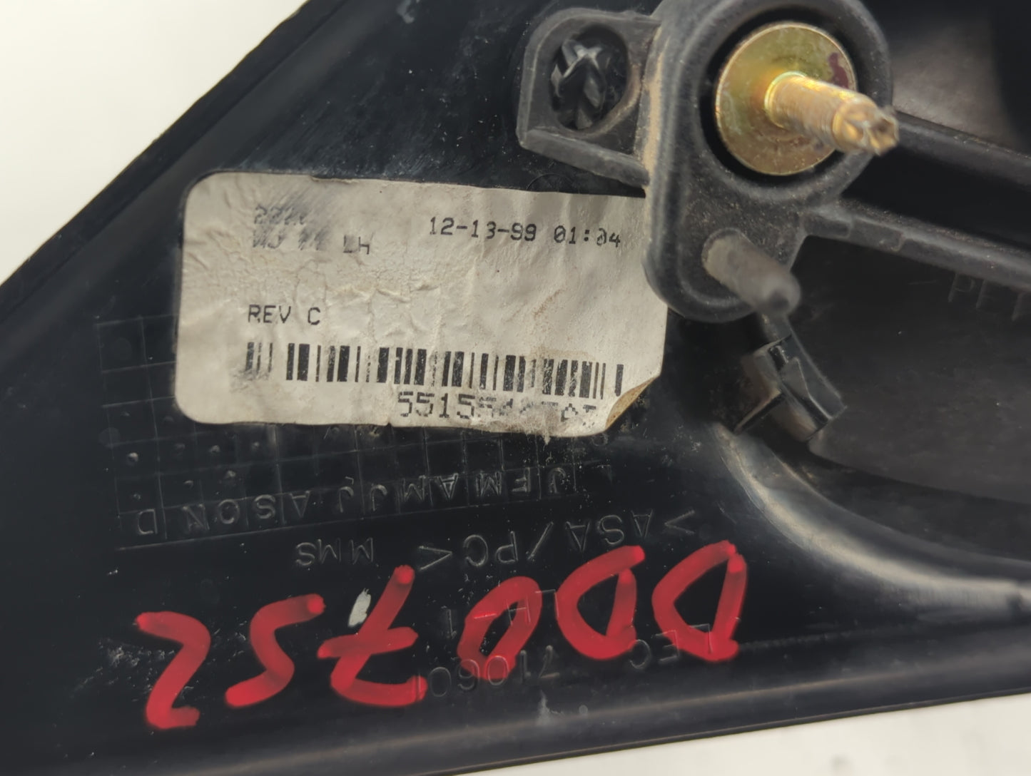 1999-2004 Jeep Grand Cherokee Driver Side View Mirror - Left Door Mirror OEM Used - Oemusedautoparts1.com