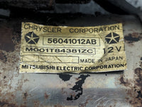 1999-2002 Jeep Wrangler Car Starter Motor Solenoid OEM P/N:56041012AB Fits Fits 1999 2000 2001 2002 OEM Used Auto Parts - Oe