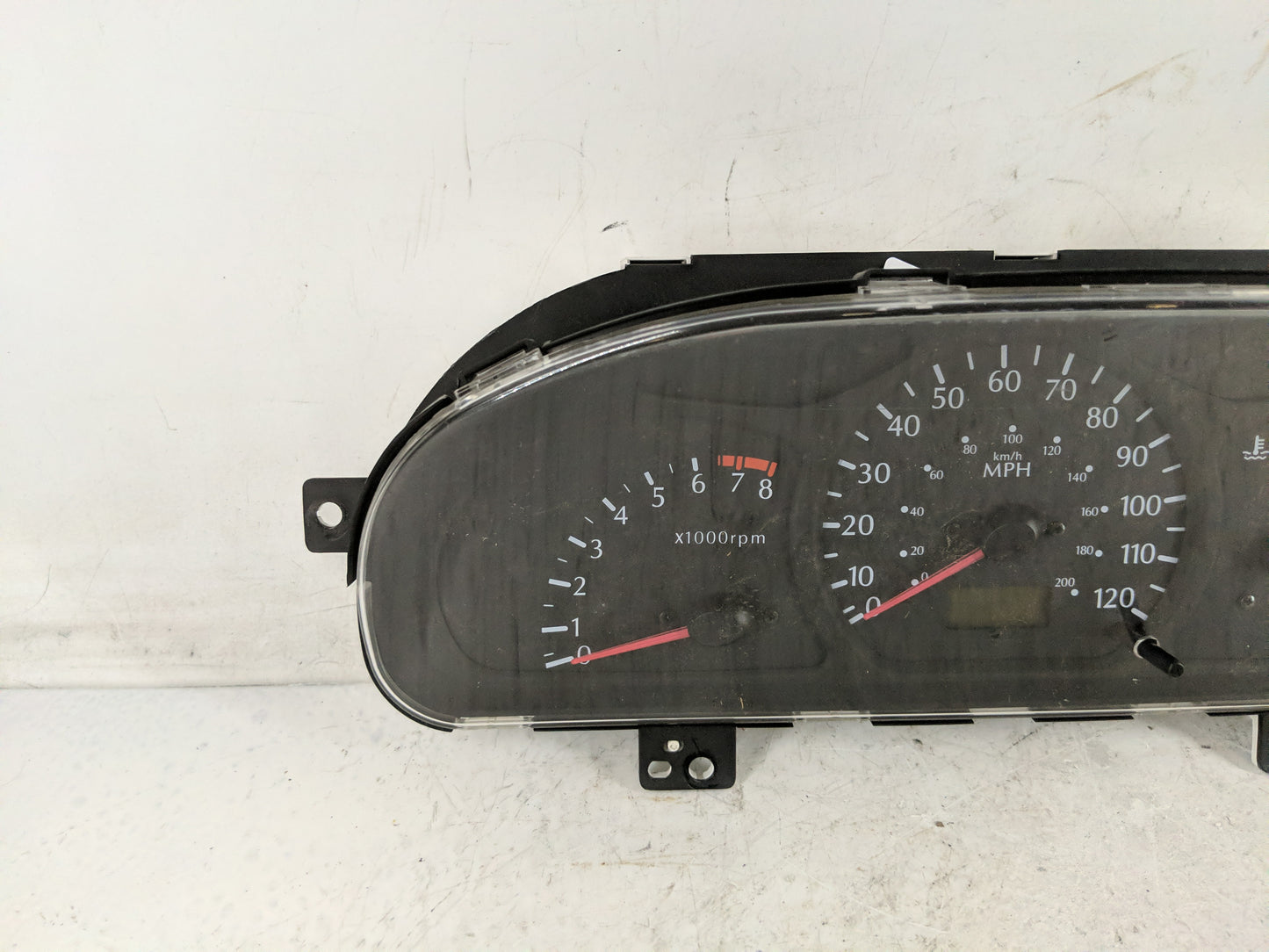 2001-2002 Kia Rio Instrument Cluster Speedometer Gauges P/N:2003-4390 20010923, 0K32B55430 N Fits Fits 2001 2002 OEM Used Au