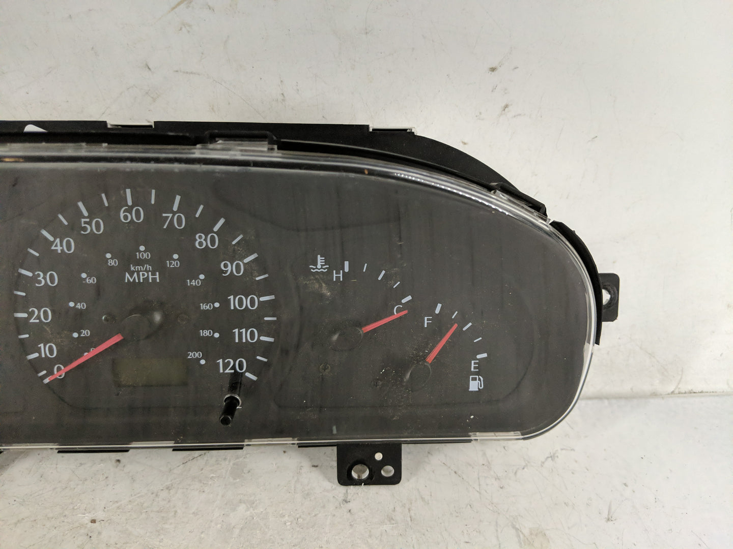 2001-2002 Kia Rio Instrument Cluster Speedometer Gauges P/N:2003-4390 20010923, 0K32B55430 N Fits Fits 2001 2002 OEM Used Au