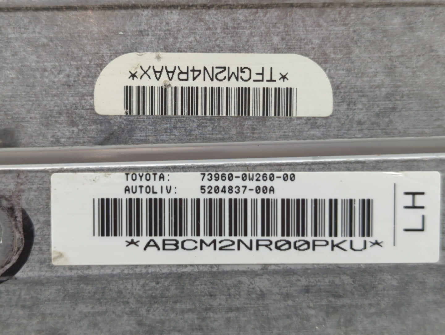 Lexus Es250 Air Bag Passenger Right Dashboard Oem Black - Oemusedautoparts1.com