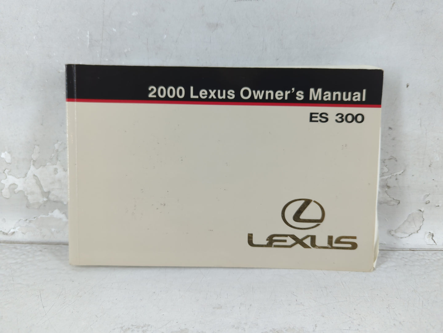 2000 Lexus Es300 Owners Manual Book Guide P/N:01999-33515 OEM Used Auto Parts - Oemusedautoparts1.com