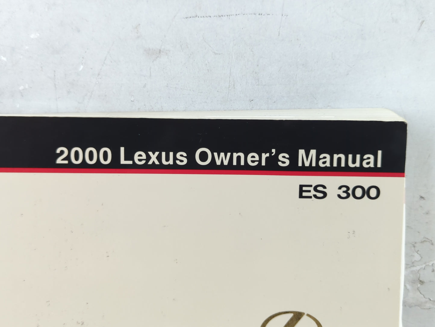 2000 Lexus Es300 Owners Manual Book Guide P/N:01999-33515 OEM Used Auto Parts - Oemusedautoparts1.com