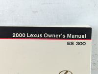 2000 Lexus Es300 Owners Manual Book Guide P/N:01999-33515 OEM Used Auto Parts - Oemusedautoparts1.com