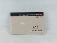 2000 Lexus Es300 Owners Manual Book Guide OEM Used Auto Parts - Oemusedautoparts1.com