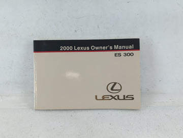 2000 Lexus Es300 Owners Manual Book Guide OEM Used Auto Parts - Oemusedautoparts1.com