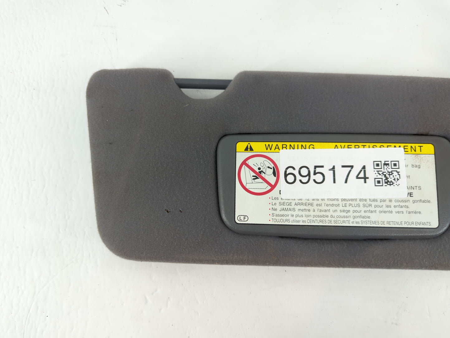 2000-2001 Lexus Es300 Sun Visor Shade Replacement Passenger Right Mirror Fits Fits 2000 2001 OEM Used Auto Parts - Oemusedau