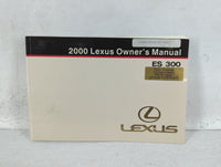 2000 Lexus Es300 Owners Manual Book Guide P/N:01999-33515 OEM Used Auto Parts - Oemusedautoparts1.com