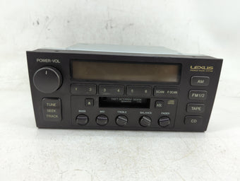 compare product 1998-2000 Lexus Ls400 Radio AM FM Cd Player Receiver Replacement P/N:86120-50450 Fits Fits 1998 1999 2000 OEM Used Auto Parts