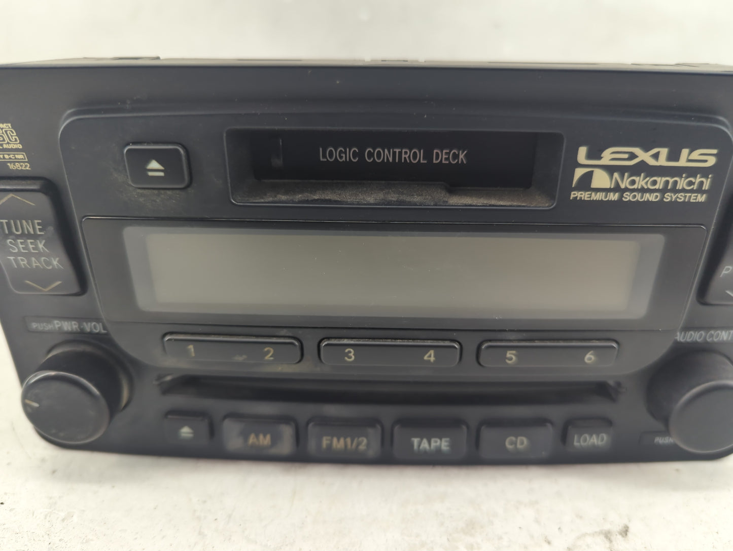 1998-2002 Lexus Lx470 Radio AM FM Cd Player Receiver Replacement P/N:86120-60382 Fits Fits 1998 1999 2000 2001 2002 OEM Used