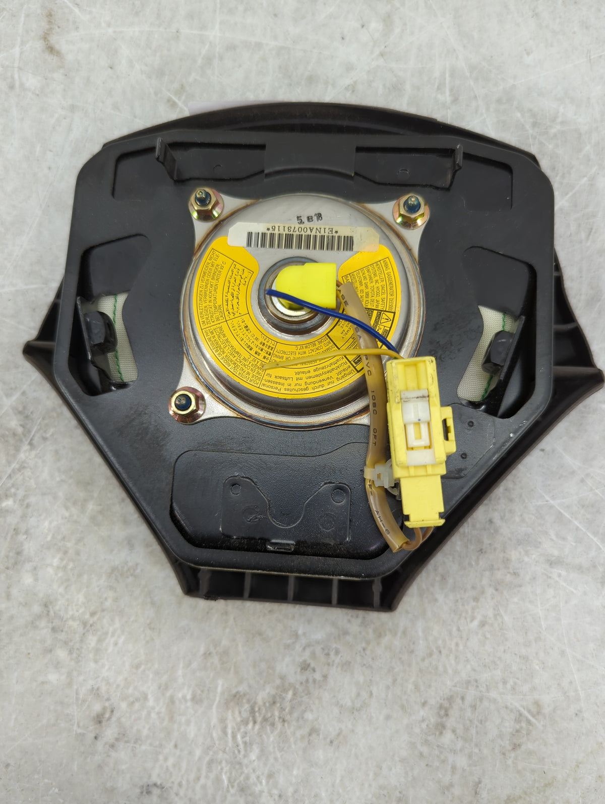 1999-2000 Lexus Rx300 Air Bag Driver Left Steering Wheel Mounted Tan - Oemusedautoparts1.com