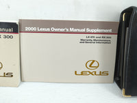 2000 Lexus Rx300 Owners Manual Book Guide OEM Used Auto Parts - Oemusedautoparts1.com