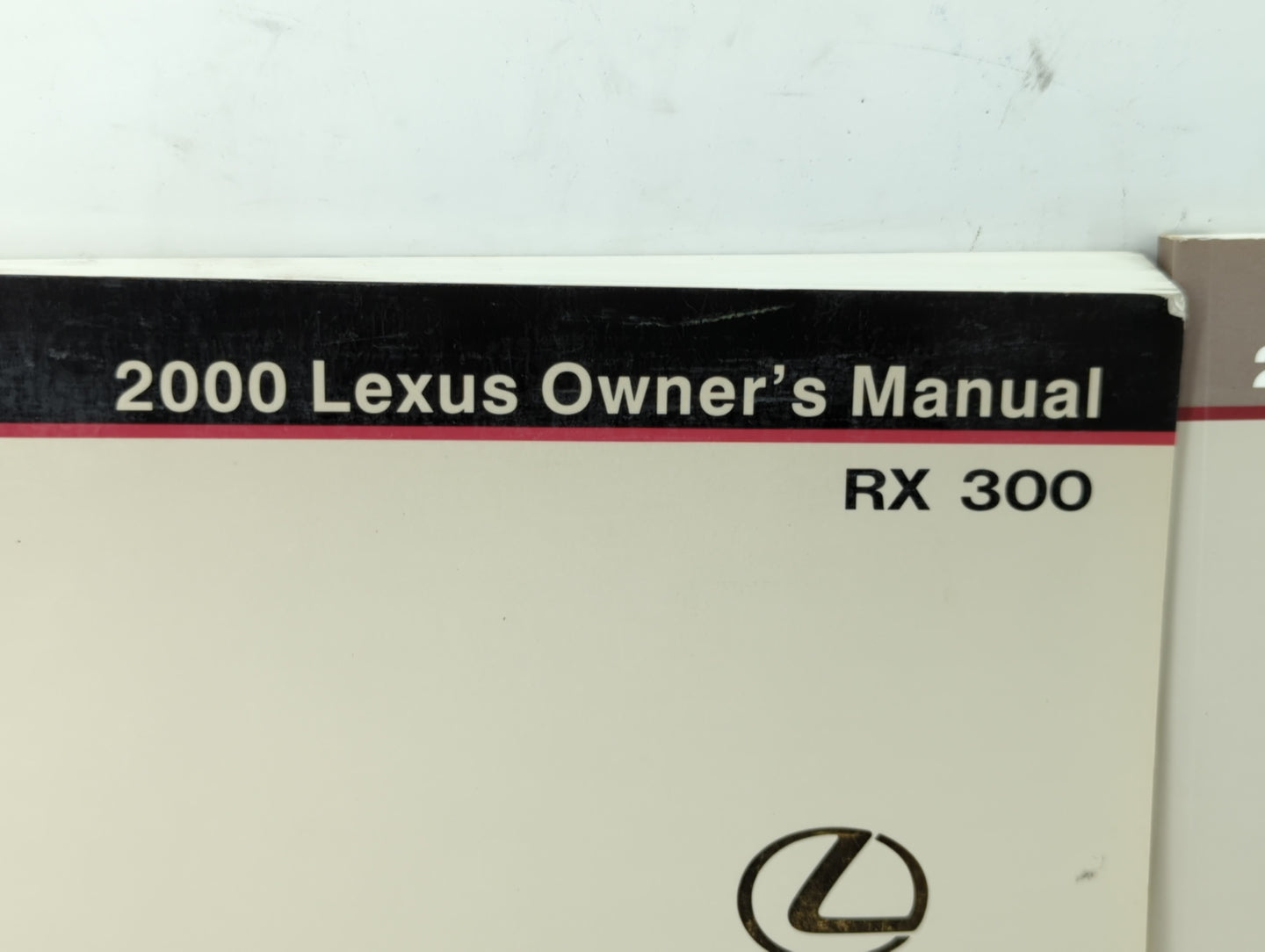 2000 Lexus Rx300 Owners Manual Book Guide OEM Used Auto Parts - Oemusedautoparts1.com