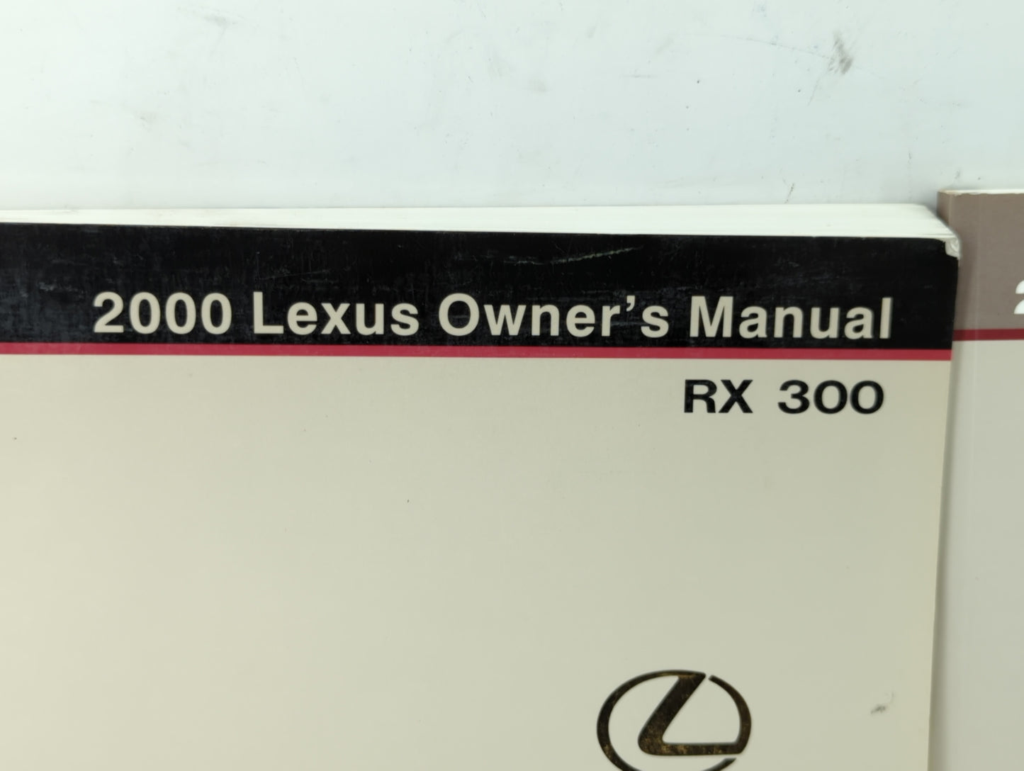2000 Lexus Rx300 Owners Manual Book Guide OEM Used Auto Parts - Oemusedautoparts1.com