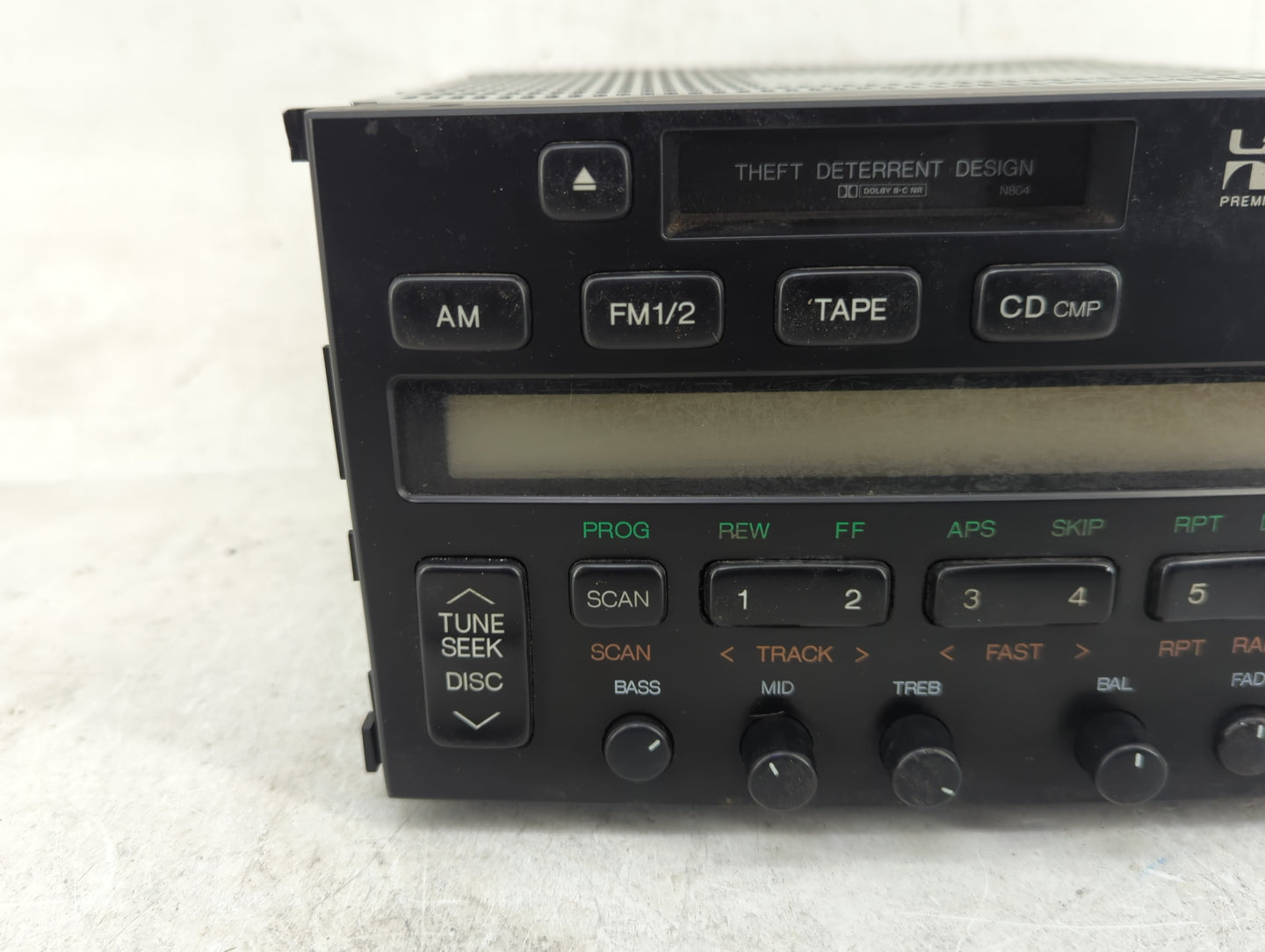 2000 Lexus Sc400 Radio AM FM Cd Player Receiver Replacement P/N:86120-24301 Fits OEM Used Auto Parts - Oemusedautoparts1.com