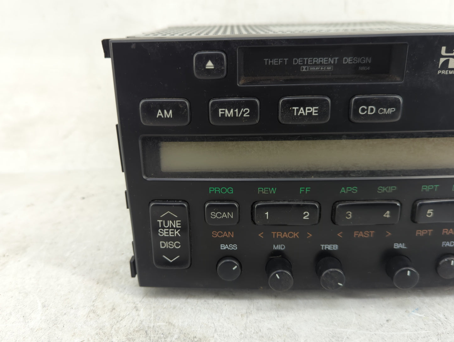 2000 Lexus Sc400 Radio AM FM Cd Player Receiver Replacement P/N:86120-24301 Fits OEM Used Auto Parts - Oemusedautoparts1.com
