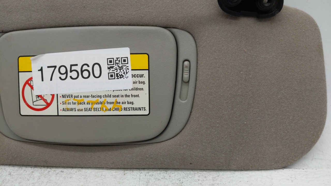 2000 Lincoln Ls Sun Visor Shade Replacement Passenger Right Mirror Fits OEM Used Auto Parts - Oemusedautoparts1.com