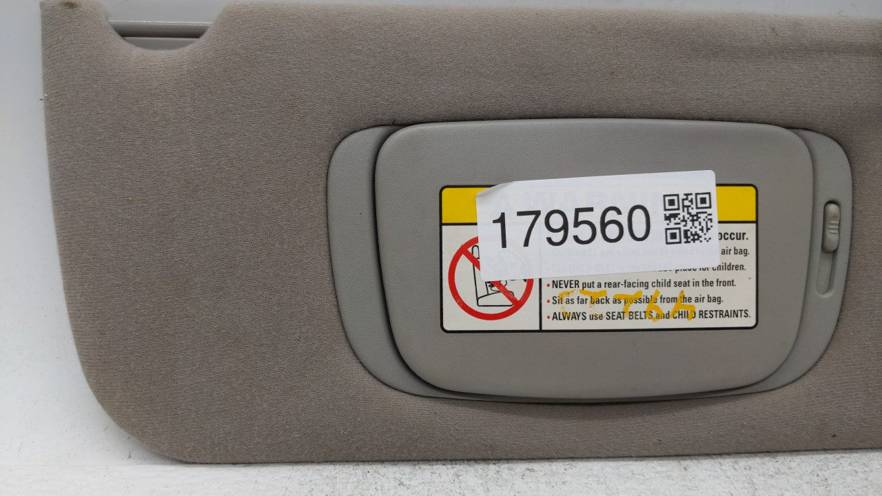 2000 Lincoln Ls Sun Visor Shade Replacement Passenger Right Mirror Fits OEM Used Auto Parts - Oemusedautoparts1.com