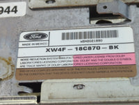 2000 Lincoln Ls Radio AM FM Cd Player Receiver Replacement P/N:XW4F-18C870-BK Fits OEM Used Auto Parts - Oemusedautoparts1.c