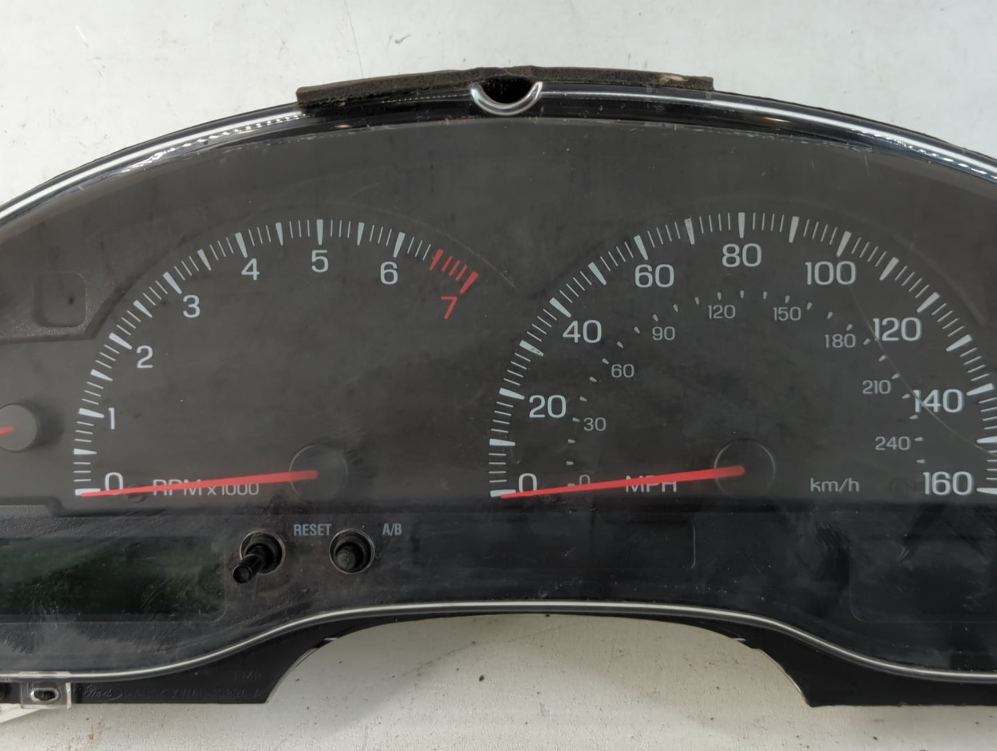 2000 Lincoln Town Car Instrument Cluster Speedometer Gauges P/N:XW4F-10849-BL Fits OEM Used Auto Parts - Oemusedautoparts1.c
