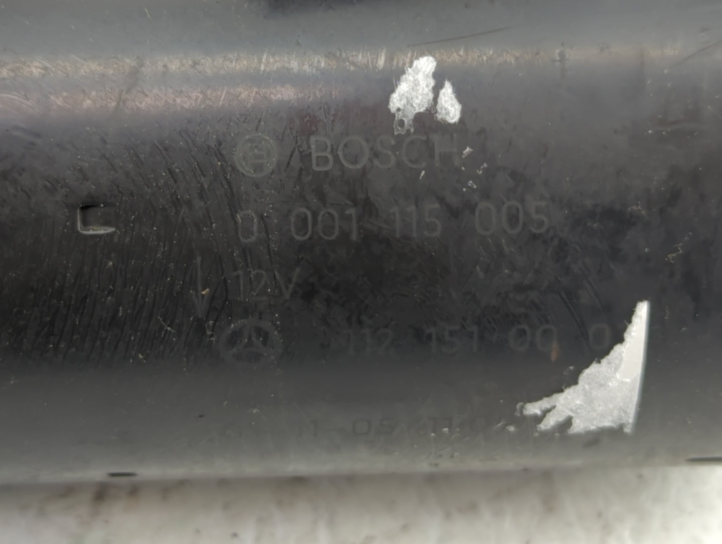 2000-2004 Mercedes-Benz S500 Car Starter Motor Solenoid OEM P/N:112 151 00 01 0 001 108 197 Fits OEM Used Auto Parts - Oemus