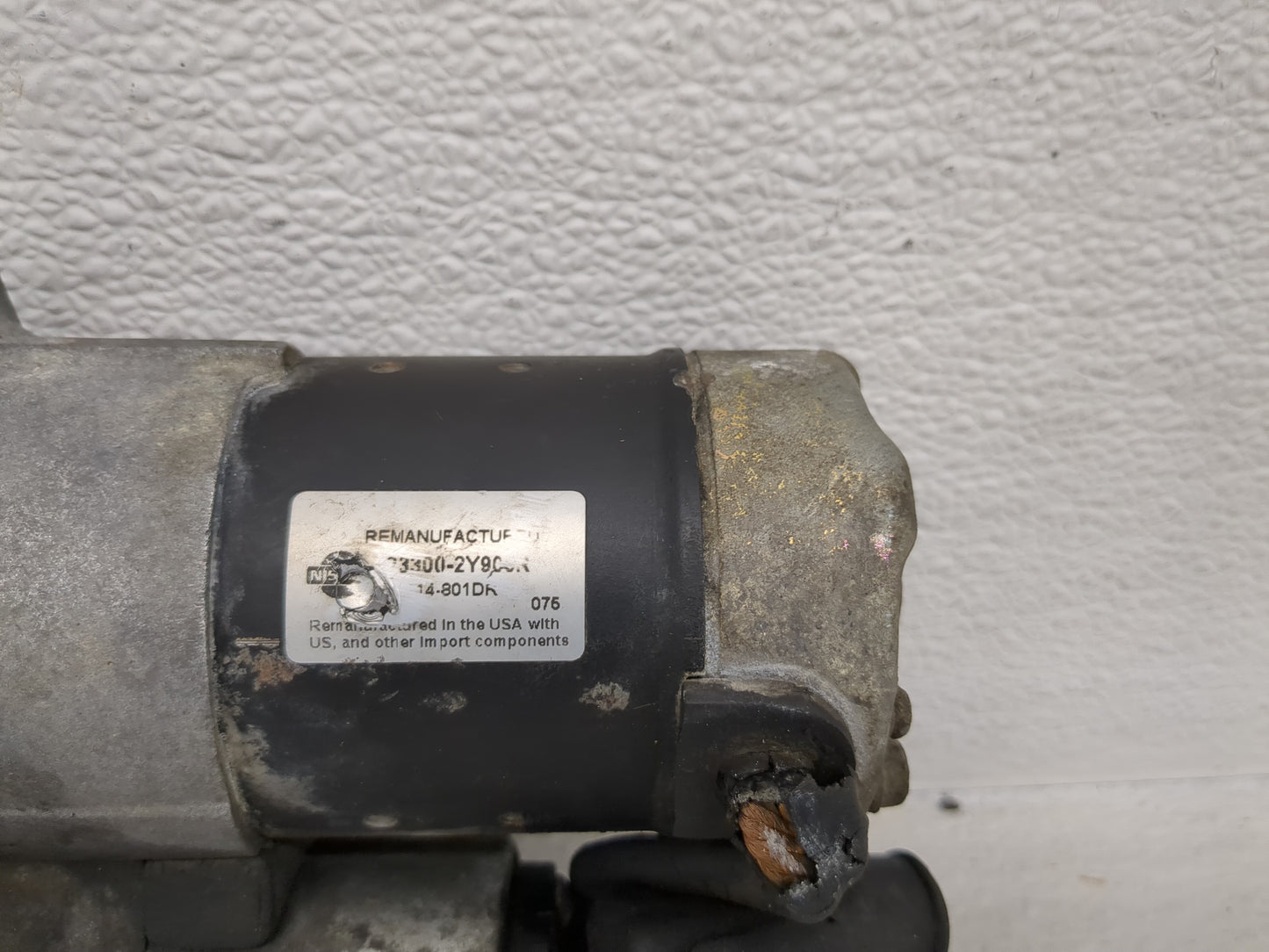 2000-2001 Nissan Maxima Car Starter Motor Solenoid OEM P/N:1101231 Fits Fits 2000 2001 OEM Used Auto Parts - Oemusedautopart