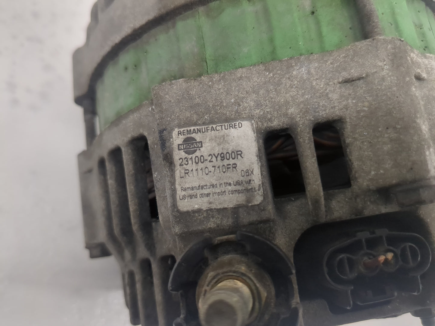 2000 Nissan Maxima Alternator Replacement Generator Charging Assembly Engine OEM P/N:23100-2Y900R Fits OEM Used Auto Parts -