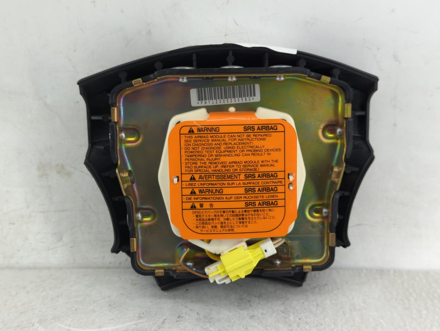 2000 Nissan Maxima Air Bag Driver Left Steering Wheel Mounted Fits OEM Used Auto Parts - Oemusedautoparts1.com