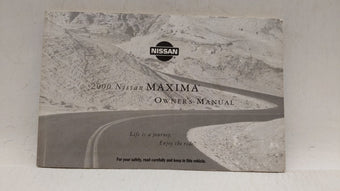 compare product 2000 Nissan Maxima Owners Manual Book Guide OEM Used Auto Parts