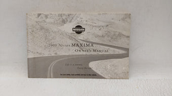 compare product 2000 Nissan Maxima Owners Manual Book Guide OEM Used Auto Parts