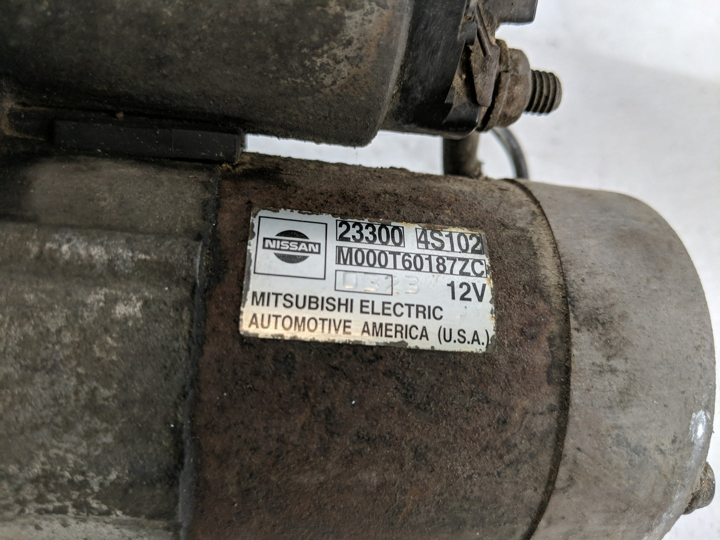 2000-2001 Nissan Xterra Car Starter Motor Solenoid OEM P/N:23300 4S102 Fits Fits 2000 2001 OEM Used Auto Parts - Oemusedauto