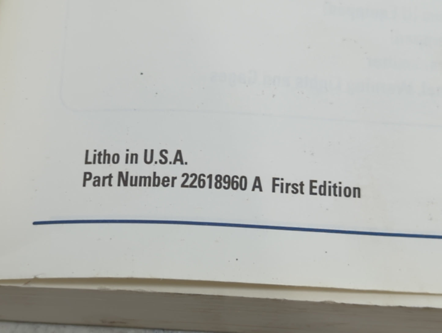 2000 Oldsmobile Bravada Owners Manual Book Guide OEM Used Auto Parts - Oemusedautoparts1.com
