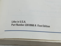 2000 Oldsmobile Bravada Owners Manual Book Guide OEM Used Auto Parts - Oemusedautoparts1.com