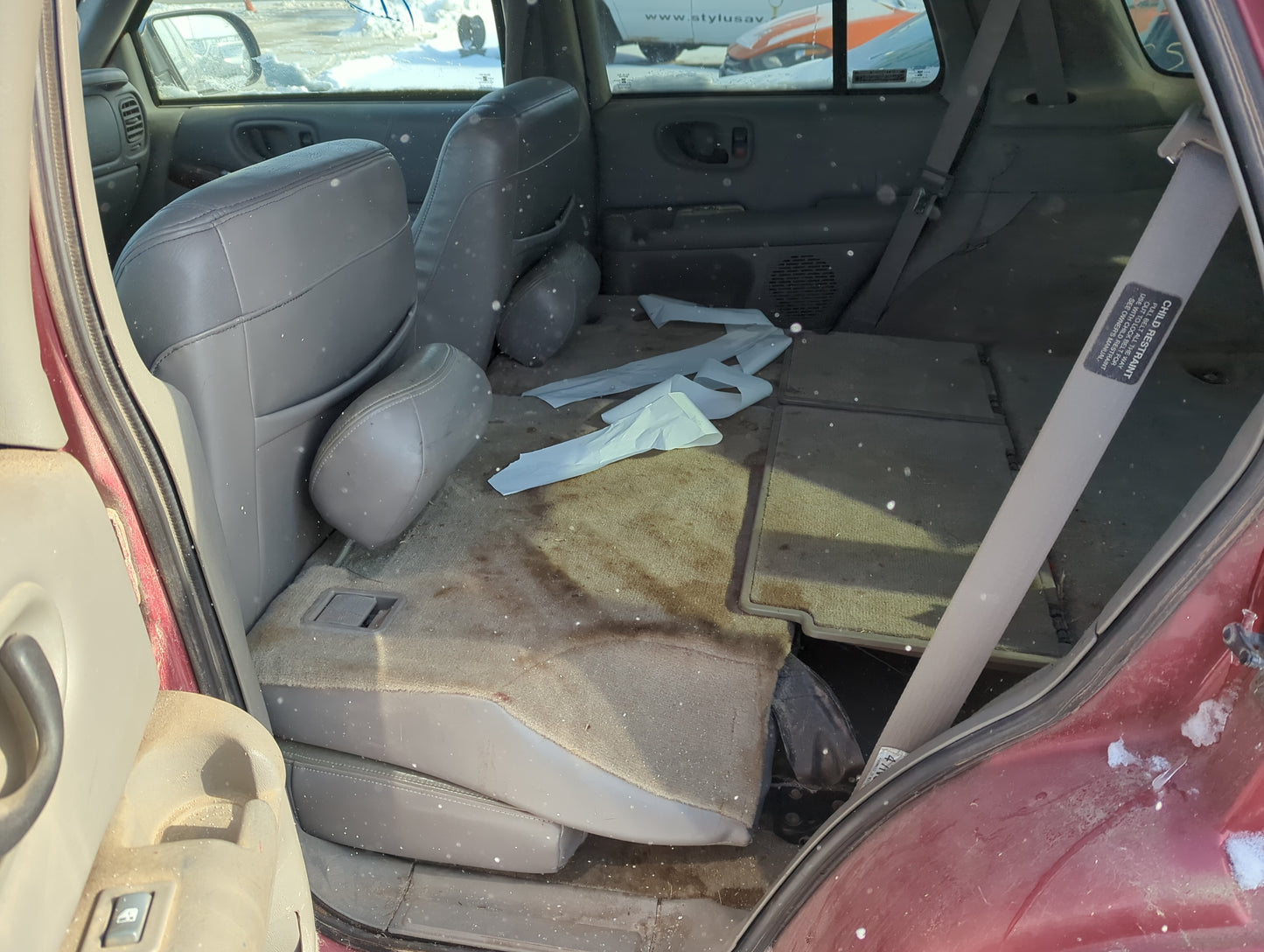 2000 Oldsmobile Bravada Rear Seat Oem - Oemusedautoparts1.com