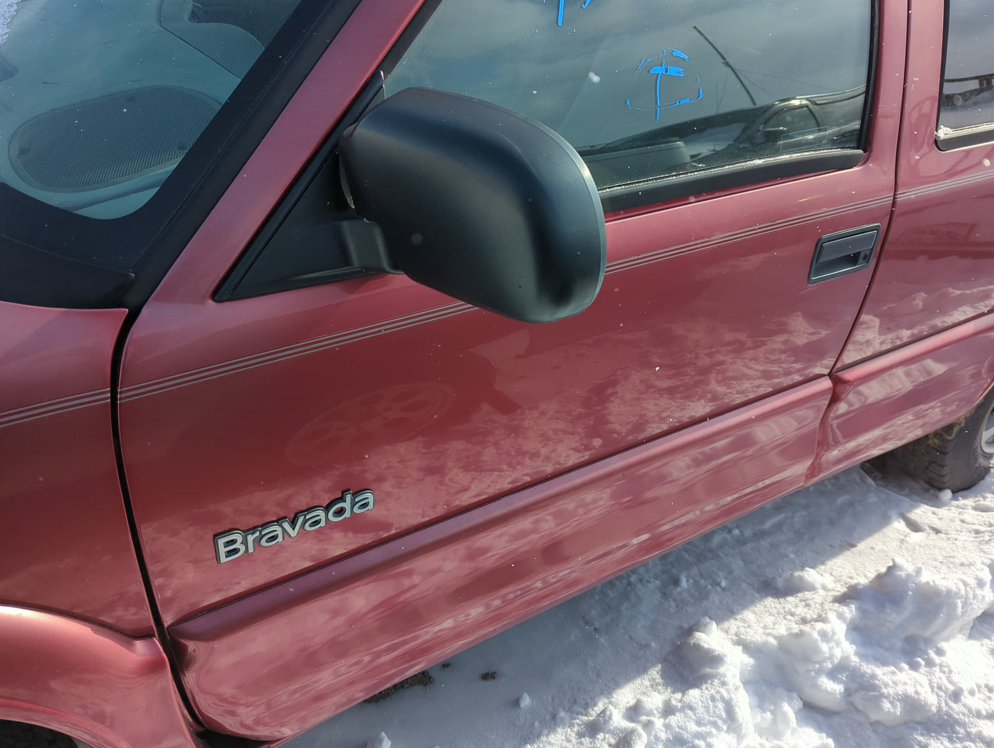 1998-2001 Oldsmobile Bravada Driver Front Door Oem 1321602 - Oemusedautoparts1.com