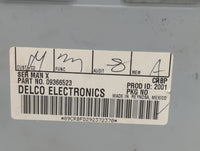 2000-2001 Oldsmobile Bravada Radio AM FM Cd Player Receiver Replacement P/N:09366523 Fits Fits 2000 2001 OEM Used Auto Parts