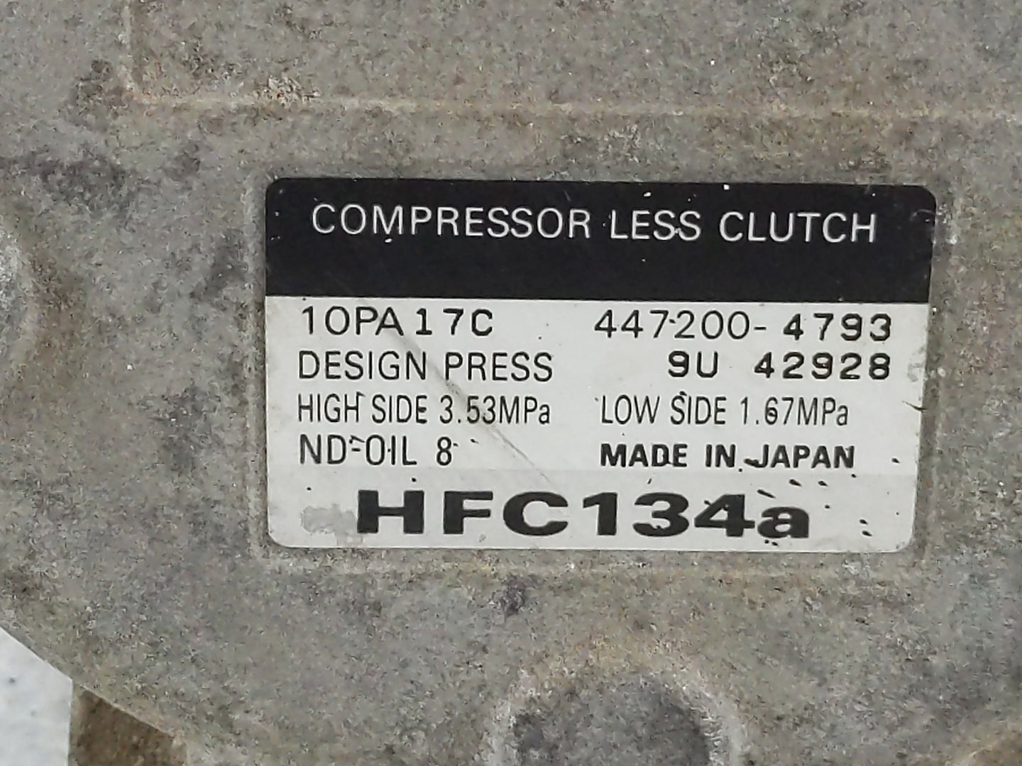 Plymouth Concord Air Conditioning A/c Ac Compressor Oem - Oemusedautoparts1.com