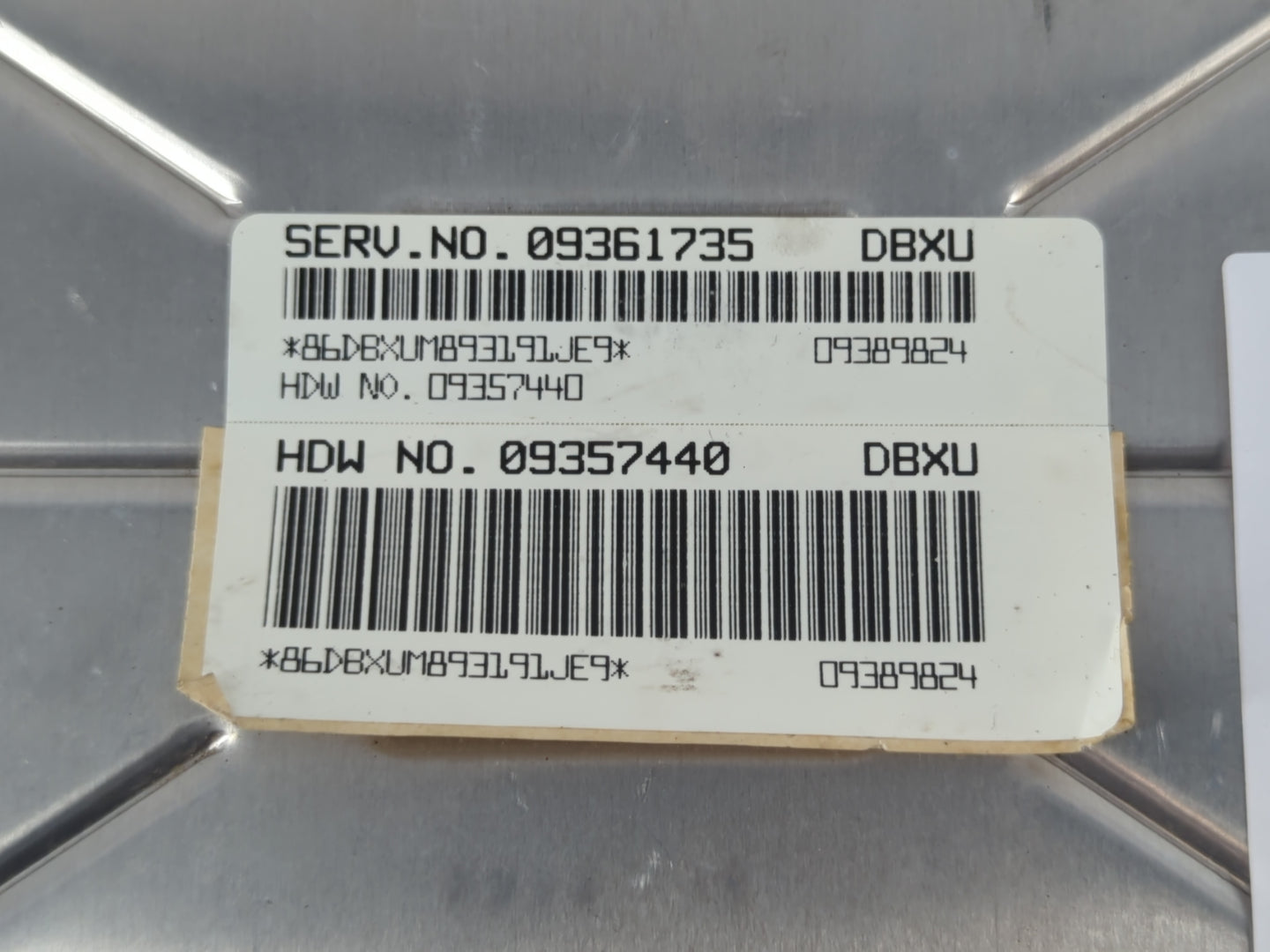 1999-2000 Pontiac Bonneville PCM Engine Control Computer ECU ECM PCU OEM P/N:09361735 Fits Fits 1999 2000 OEM Used Auto Part
