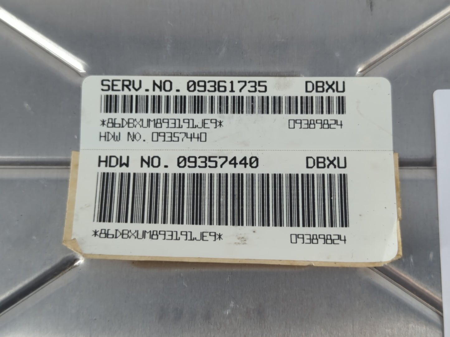 1999-2000 Pontiac Bonneville PCM Engine Control Computer ECU ECM PCU OEM P/N:09361735 Fits Fits 1999 2000 OEM Used Auto Part