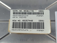1999-2000 Pontiac Bonneville PCM Engine Control Computer ECU ECM PCU OEM P/N:09361735 Fits Fits 1999 2000 OEM Used Auto Part