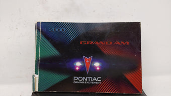 compare product 2000 Pontiac Grand Am Owners Manual Book Guide OEM Used Auto Parts