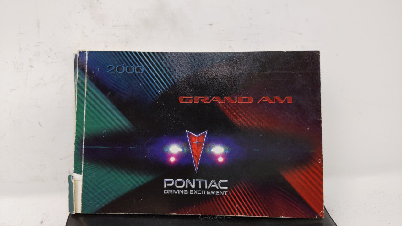 2000 Pontiac Grand Am Owners Manual Book Guide OEM Used Auto Parts - Oemusedautoparts1.com