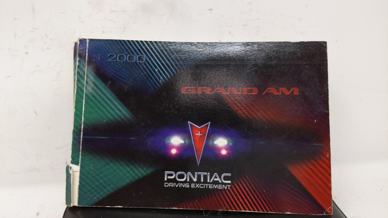 2000 Pontiac Grand Am Owners Manual Book Guide OEM Used Auto Parts - Oemusedautoparts1.com