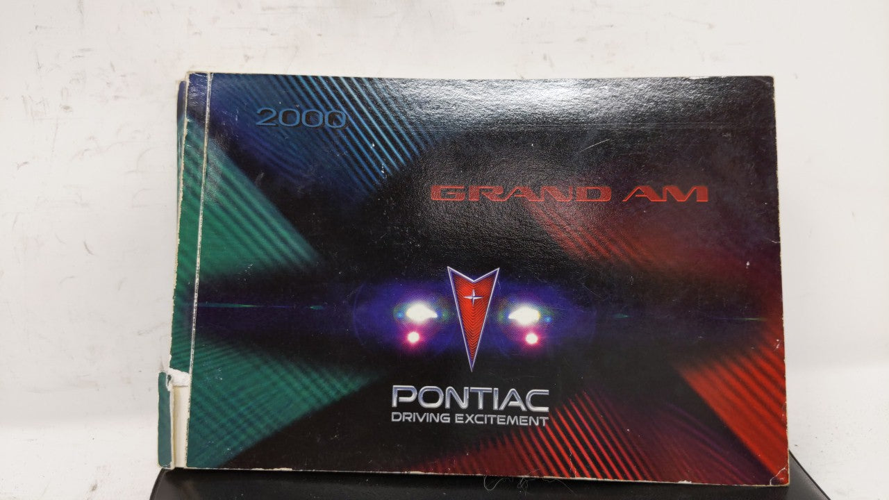 2000 Pontiac Grand Am Owners Manual Book Guide OEM Used Auto Parts - Oemusedautoparts1.com
