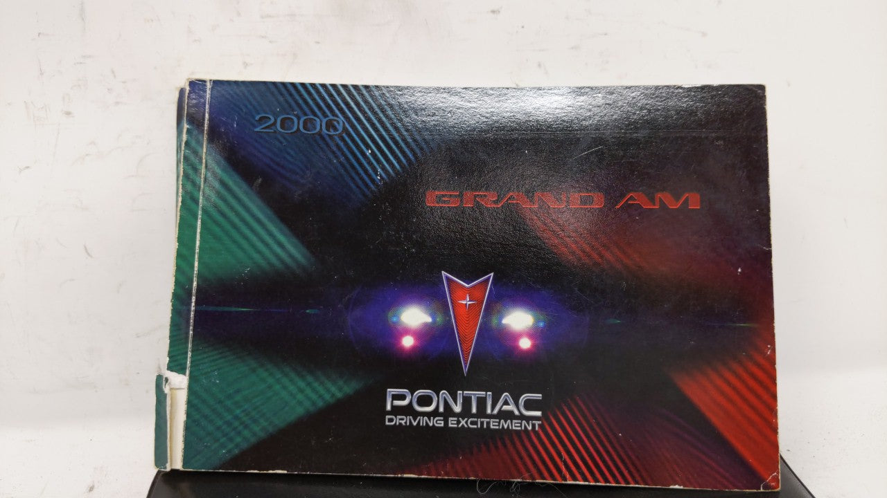 2000 Pontiac Grand Am Owners Manual Book Guide OEM Used Auto Parts - Oemusedautoparts1.com