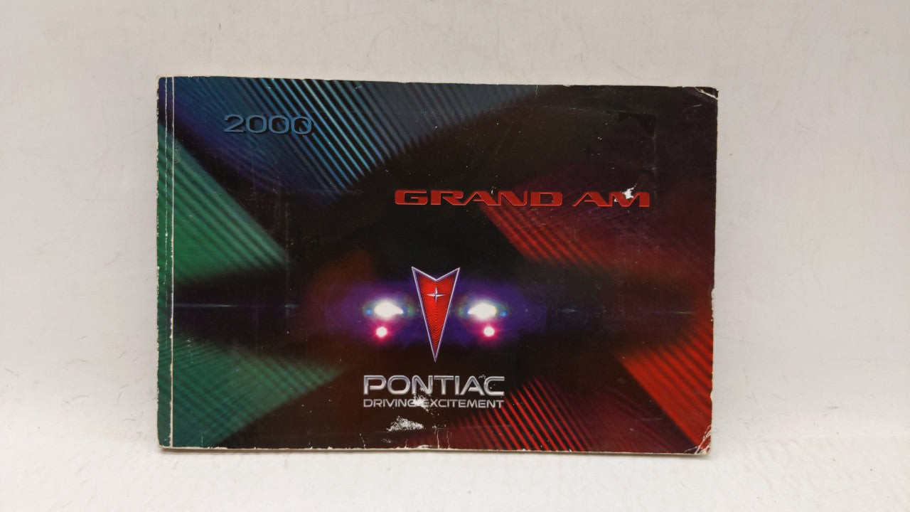 2000 Pontiac Grand Am Owners Manual Book Guide OEM Used Auto Parts - Oemusedautoparts1.com